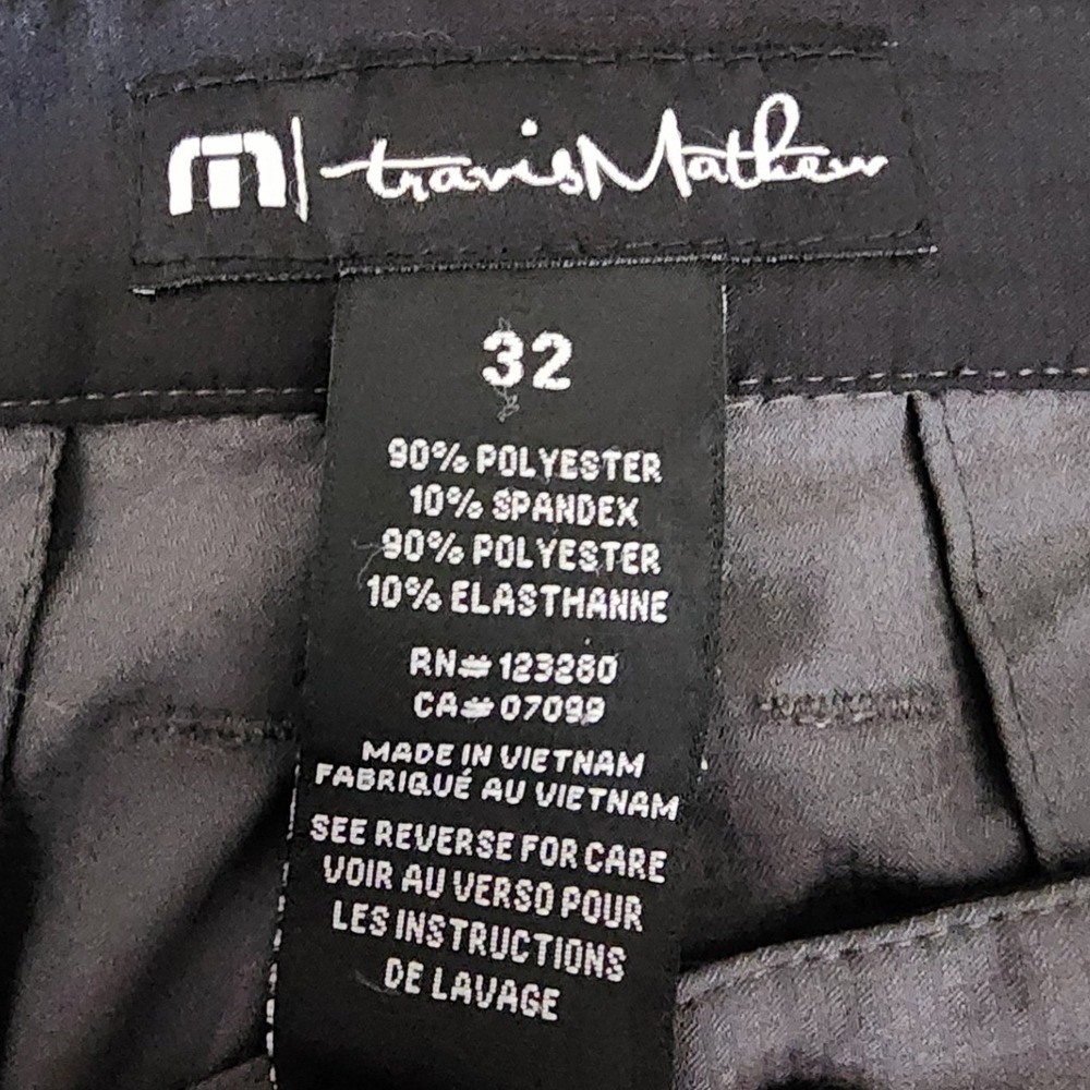 Travis Mathew 32 Gray Golf Pants Performance Stretch Chino Athleisure Gorpcore - Picture 3 of 5